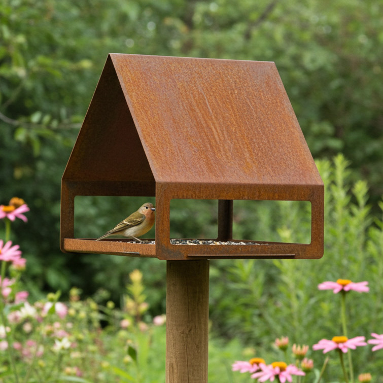 Vogelvoederhuizen - Paalmodellen