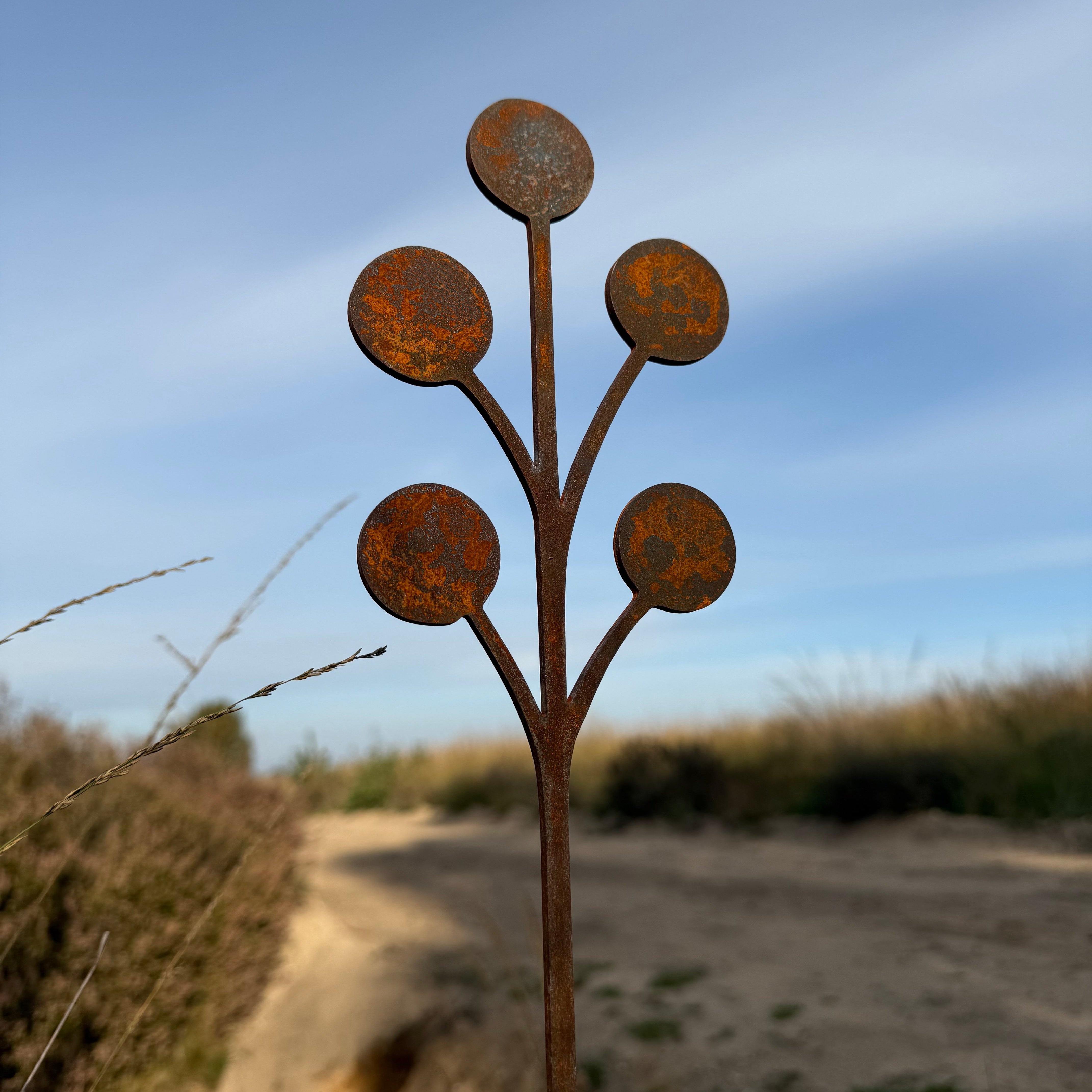 Tuinsteker AJUIN – smalle sierui tuinsteker van 80 cm hoog