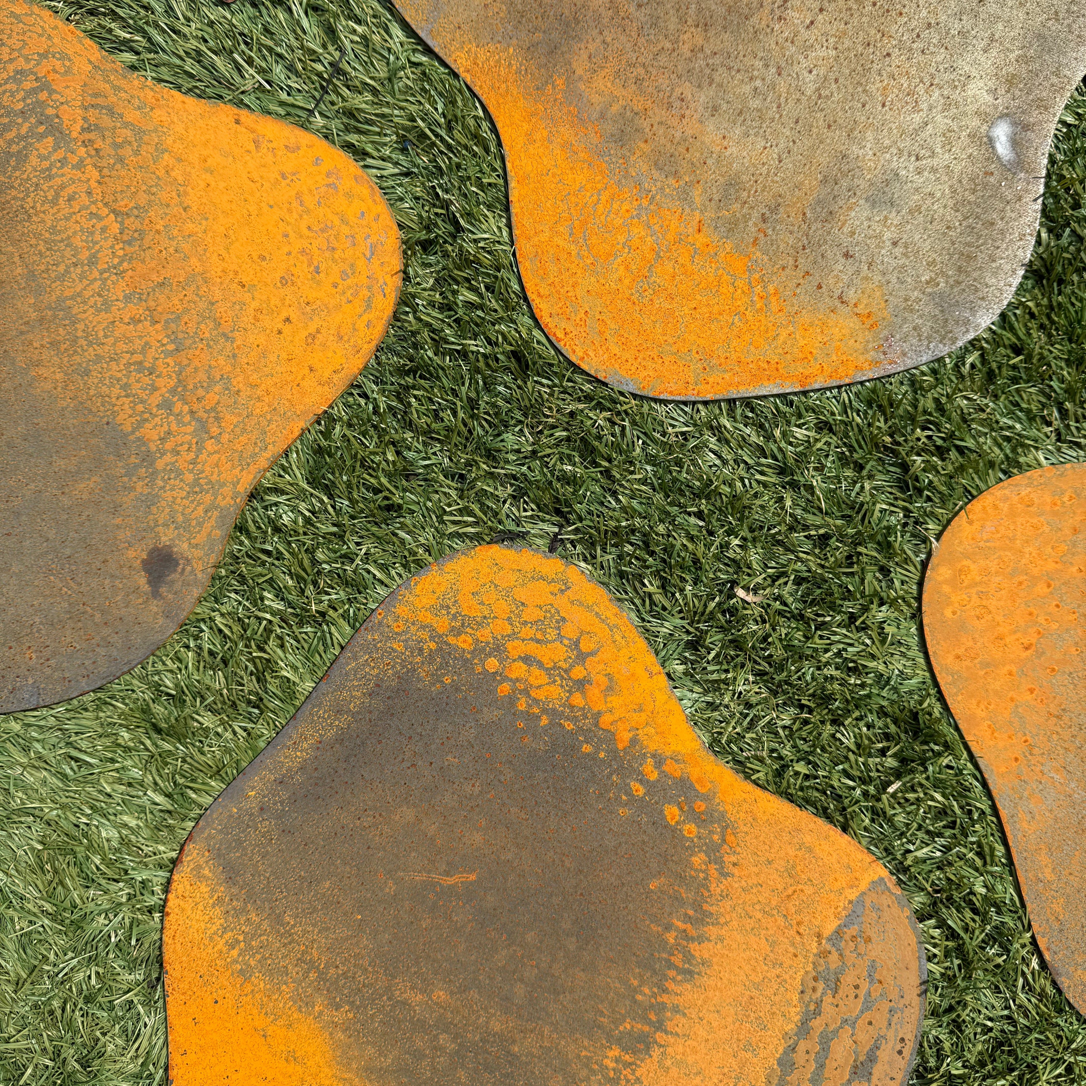 Stapsteen CANYON – cortenstalen stapsteen in natuurlijke vormen