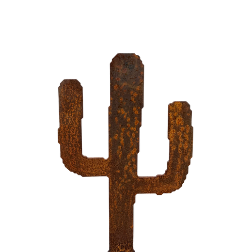 Tuinsteker CACCTUSS – cortenstalen plant cactus voor in de tuin