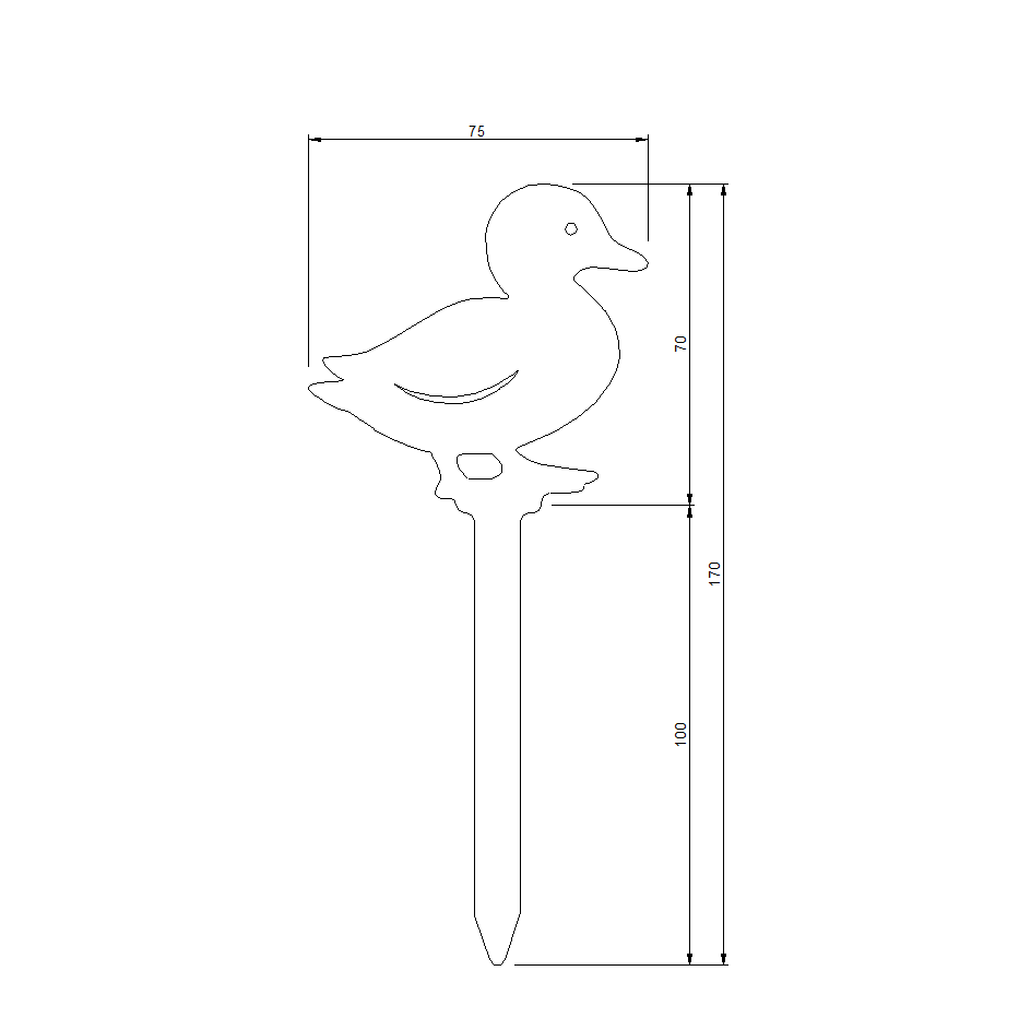 Tuinsteker QUACKFAM