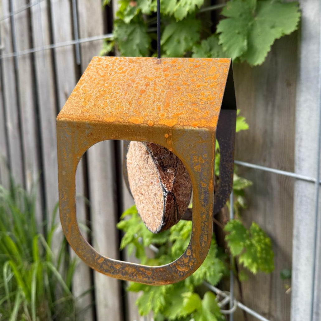 Vogelvoederhuis PHOTON – hangend vogelhuisje met rond gat