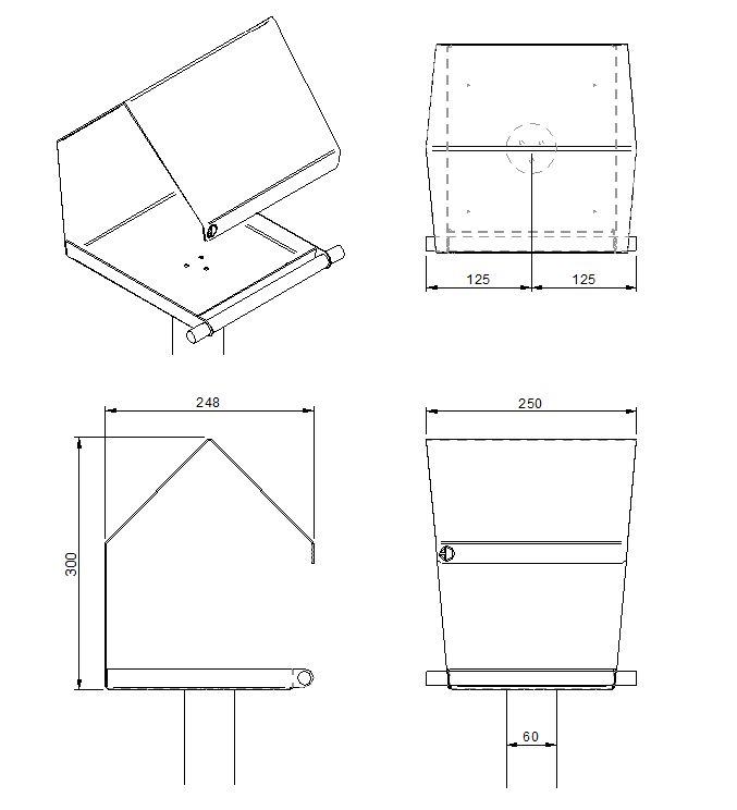 Vogelvoederhuis THUNDER + STORM