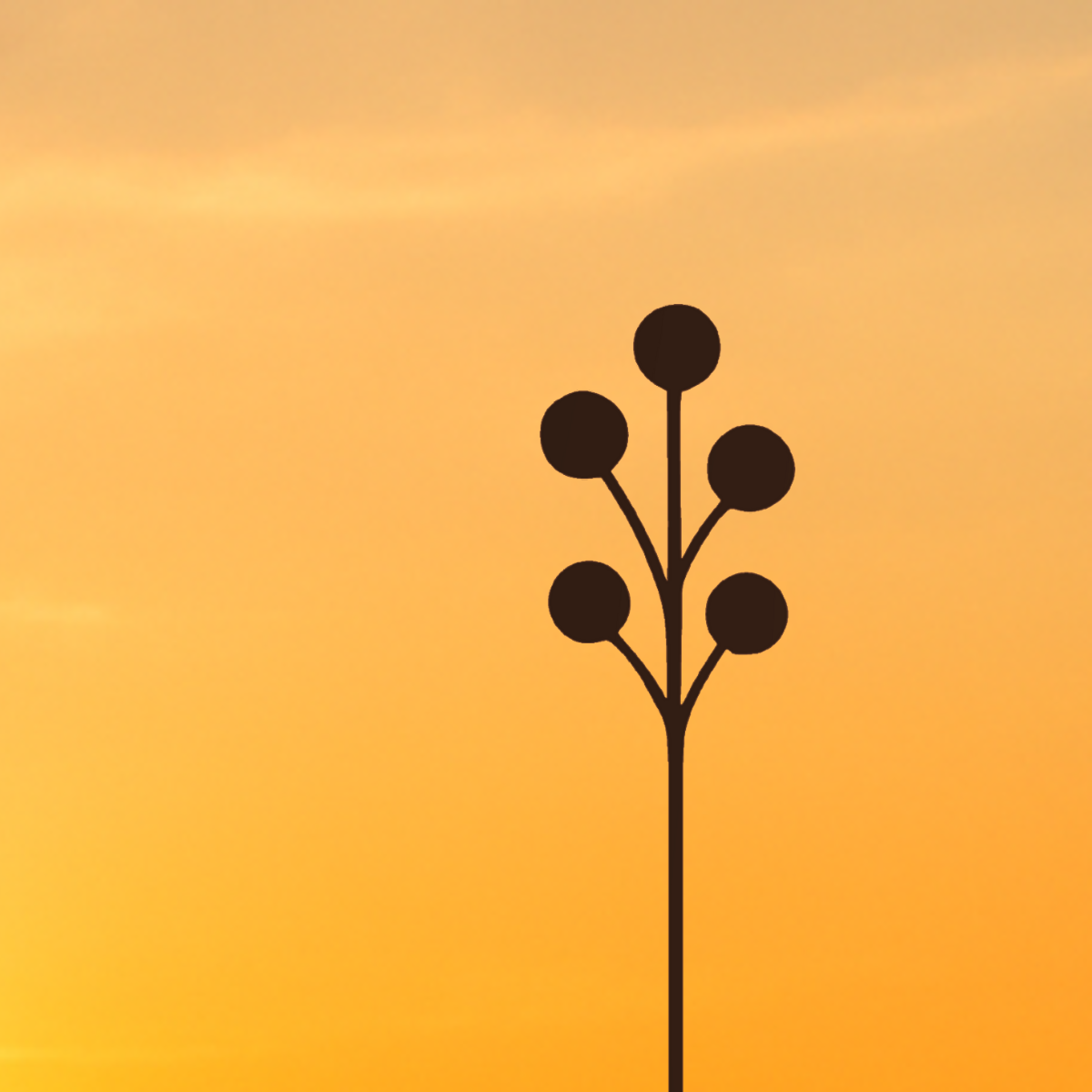 Tuinsteker AJUIN – smalle sierui tuinsteker van 80 cm hoog
