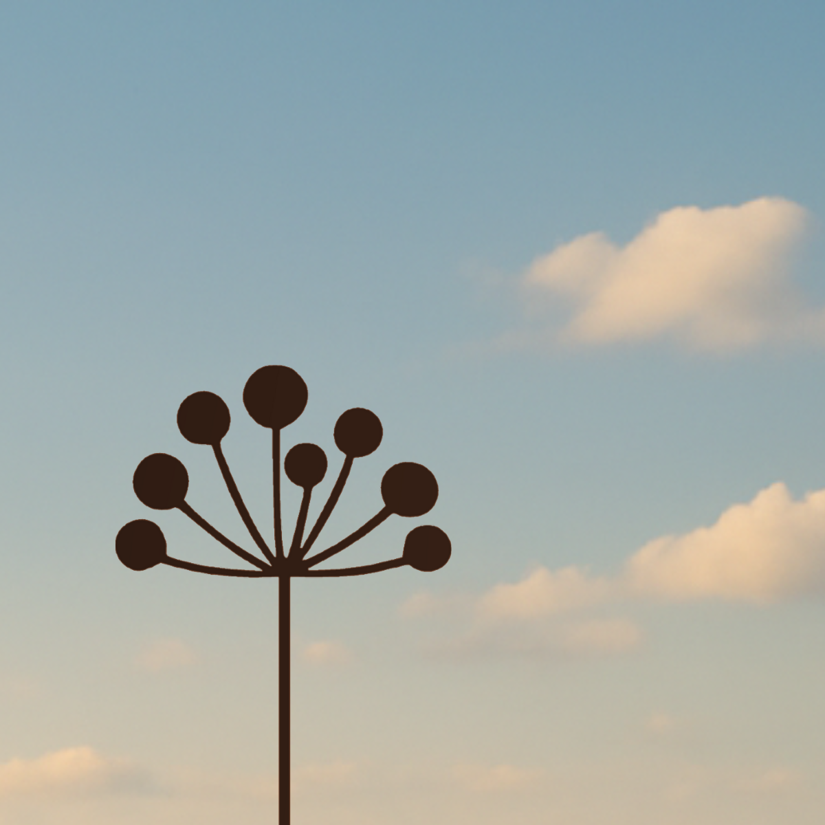 Tuinsteker CEPA – grote sierui tuinsteker 80 cm hoog