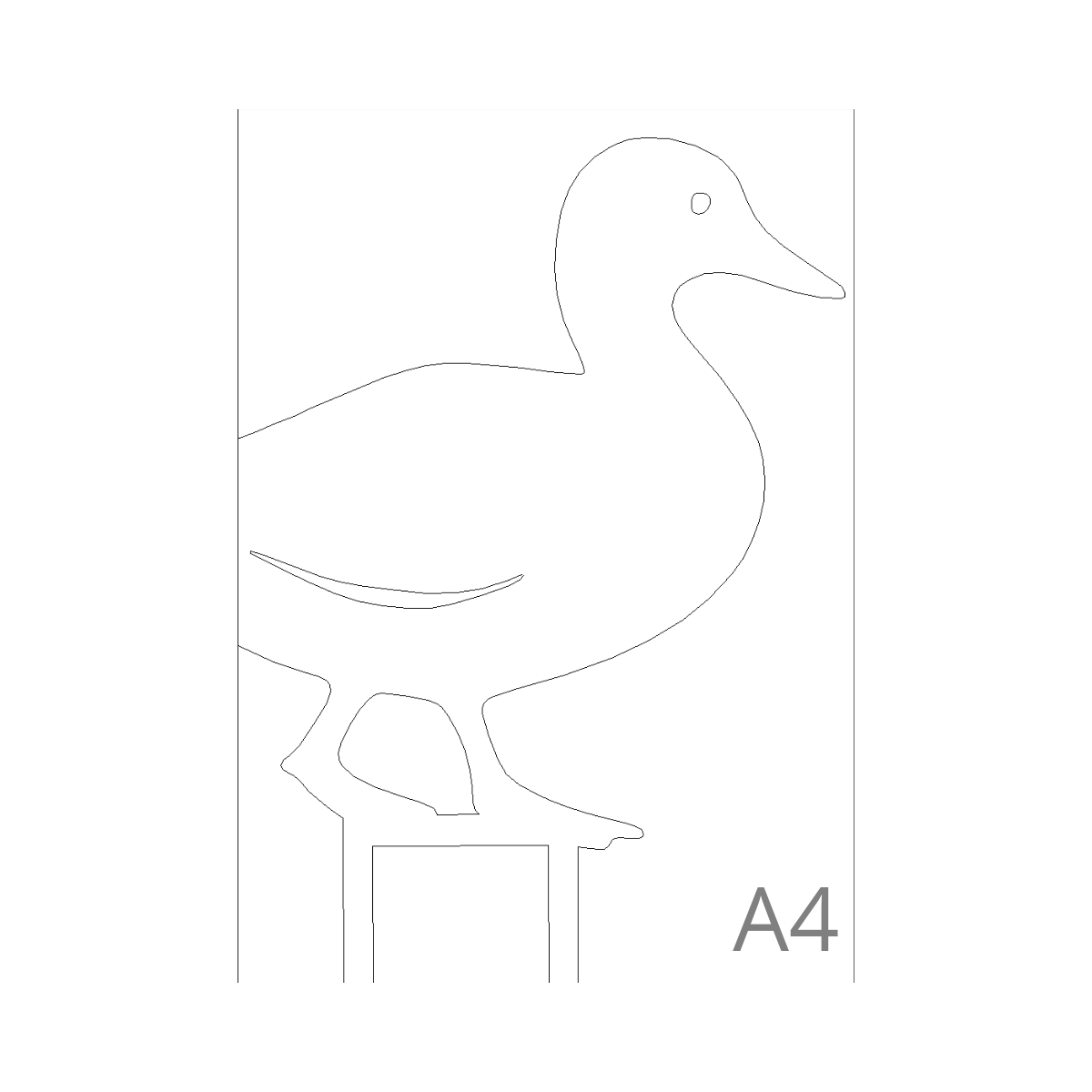 Tuinsteker QUACK maat indidatie