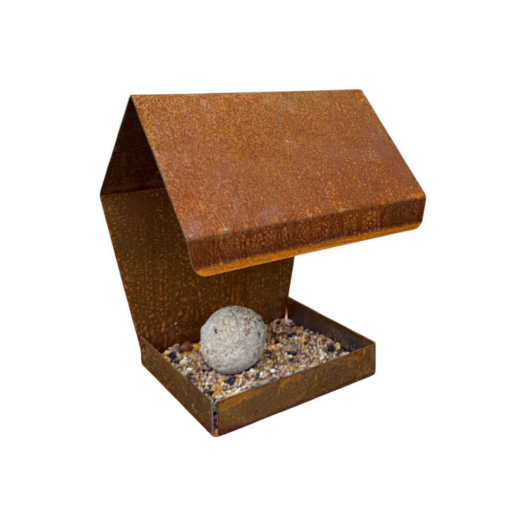 Vogelvoederhuis TEMPLAR – wandvoederhuis met zadeldak