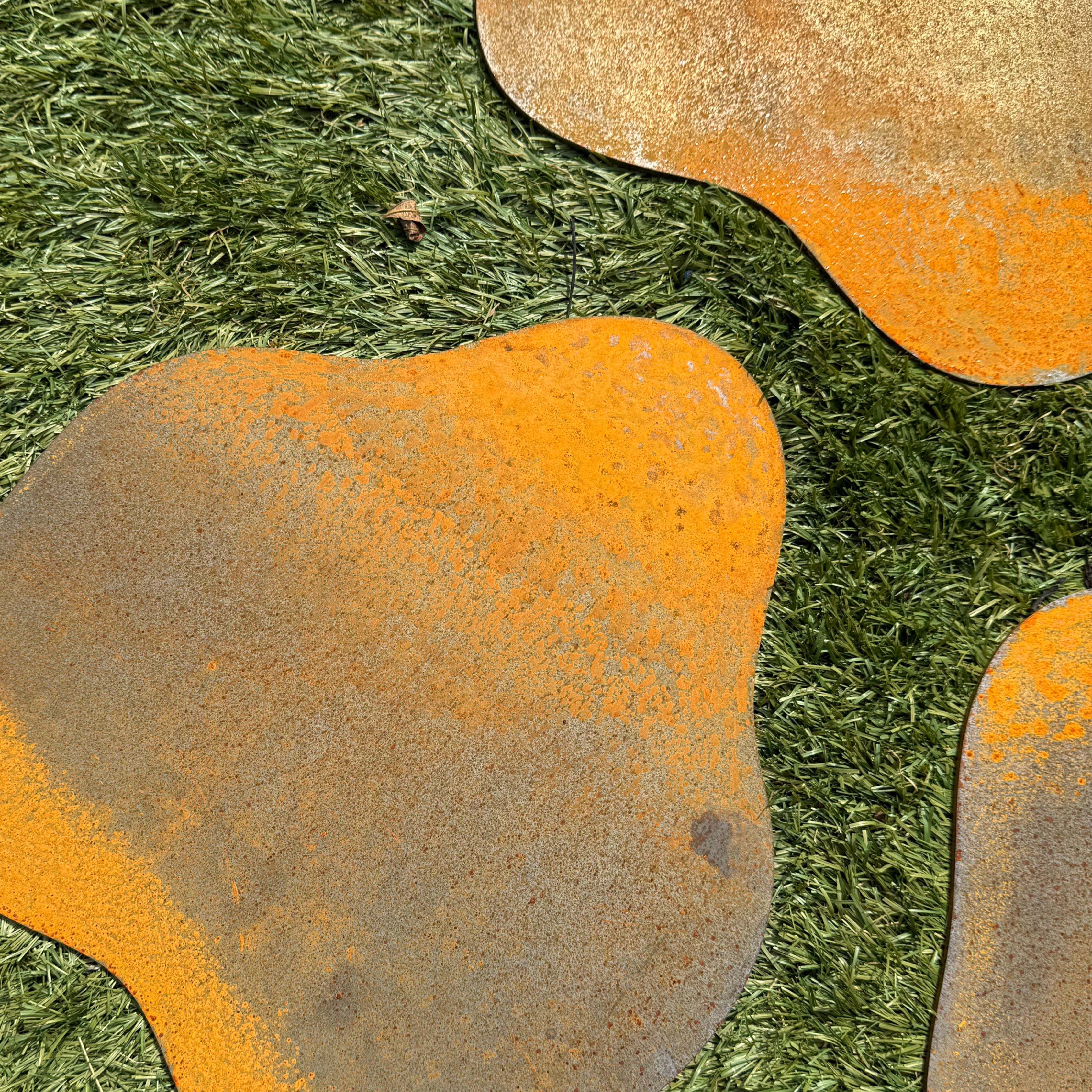 Stapsteen CANYON – cortenstalen stapsteen in natuurlijke vormen