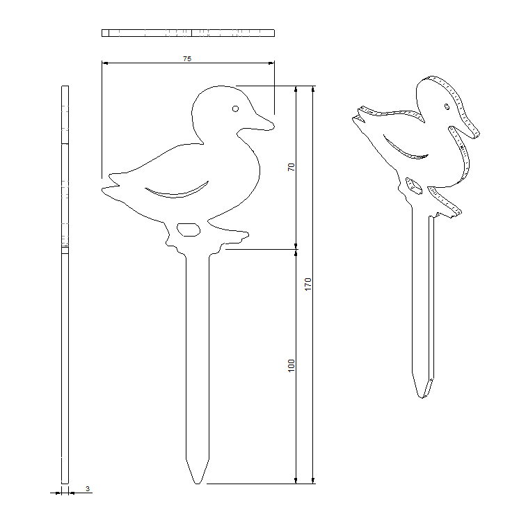 Tuinsteker MINIQUACK