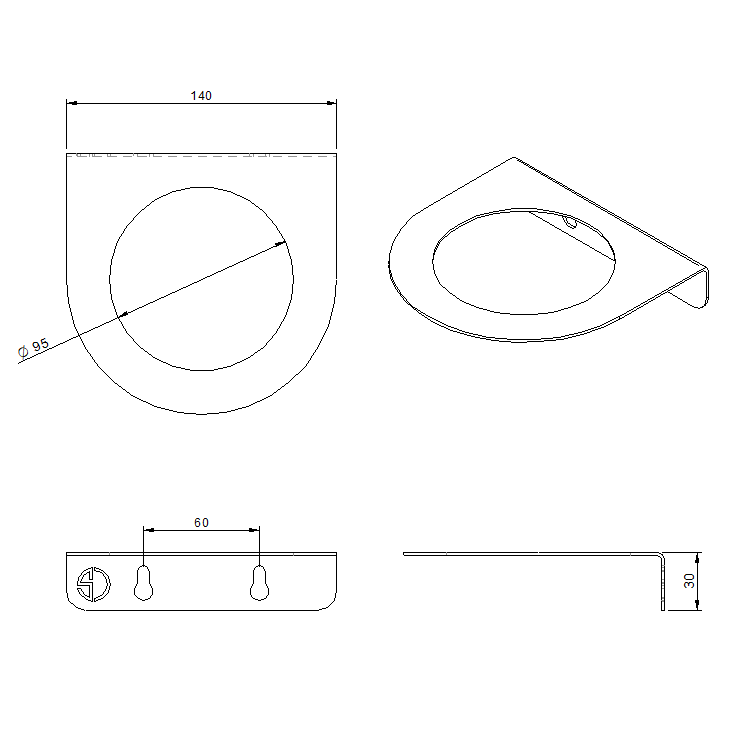 Vogelvoederschaal OASIS – wandmodel met terracotta drinkbakje
