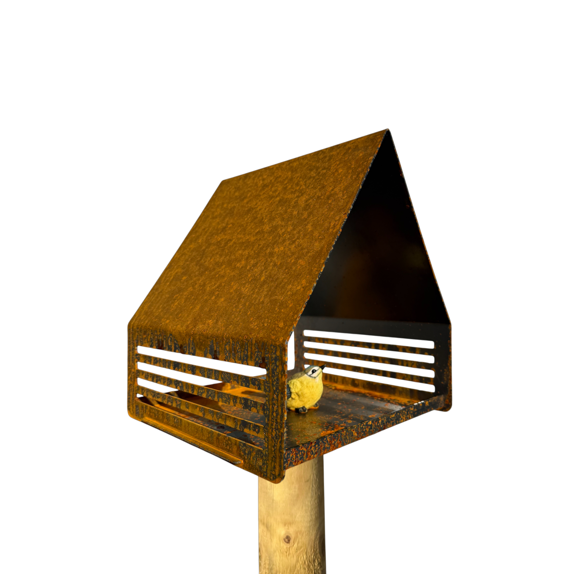 Design vogelvoederstation REZ met strakke vormgeving, duurzaam en weerbestendig