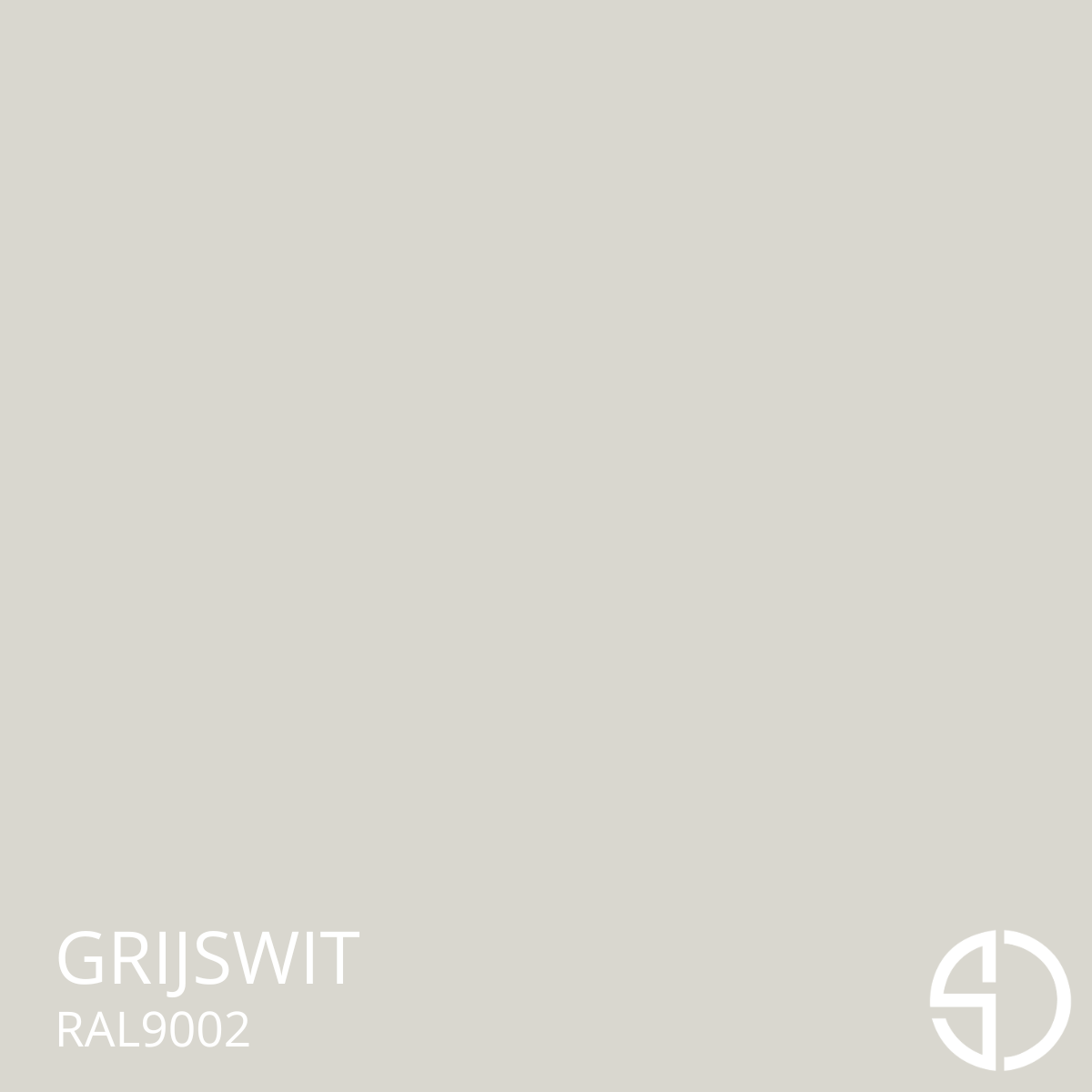 poedercoating in RAL9002 grijswitte kleur, lichtgrijze industriële uitstraling.