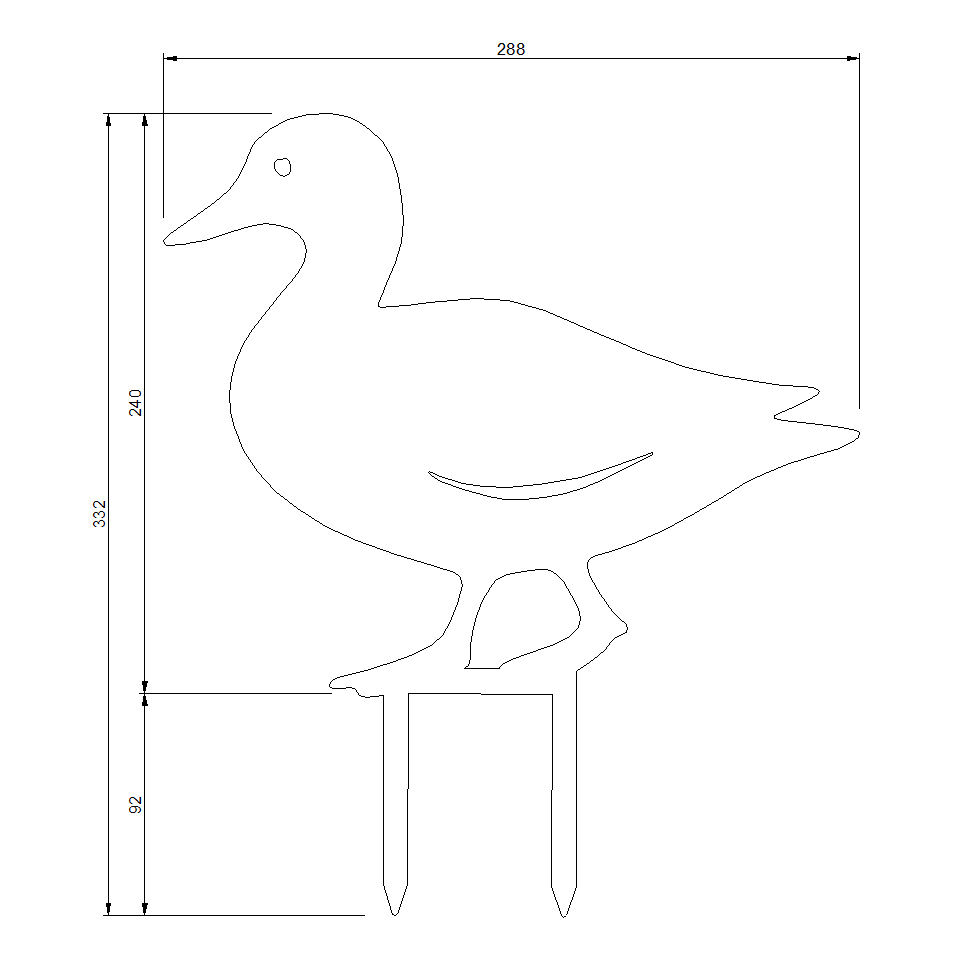 Tuinsteker QUACKFAM